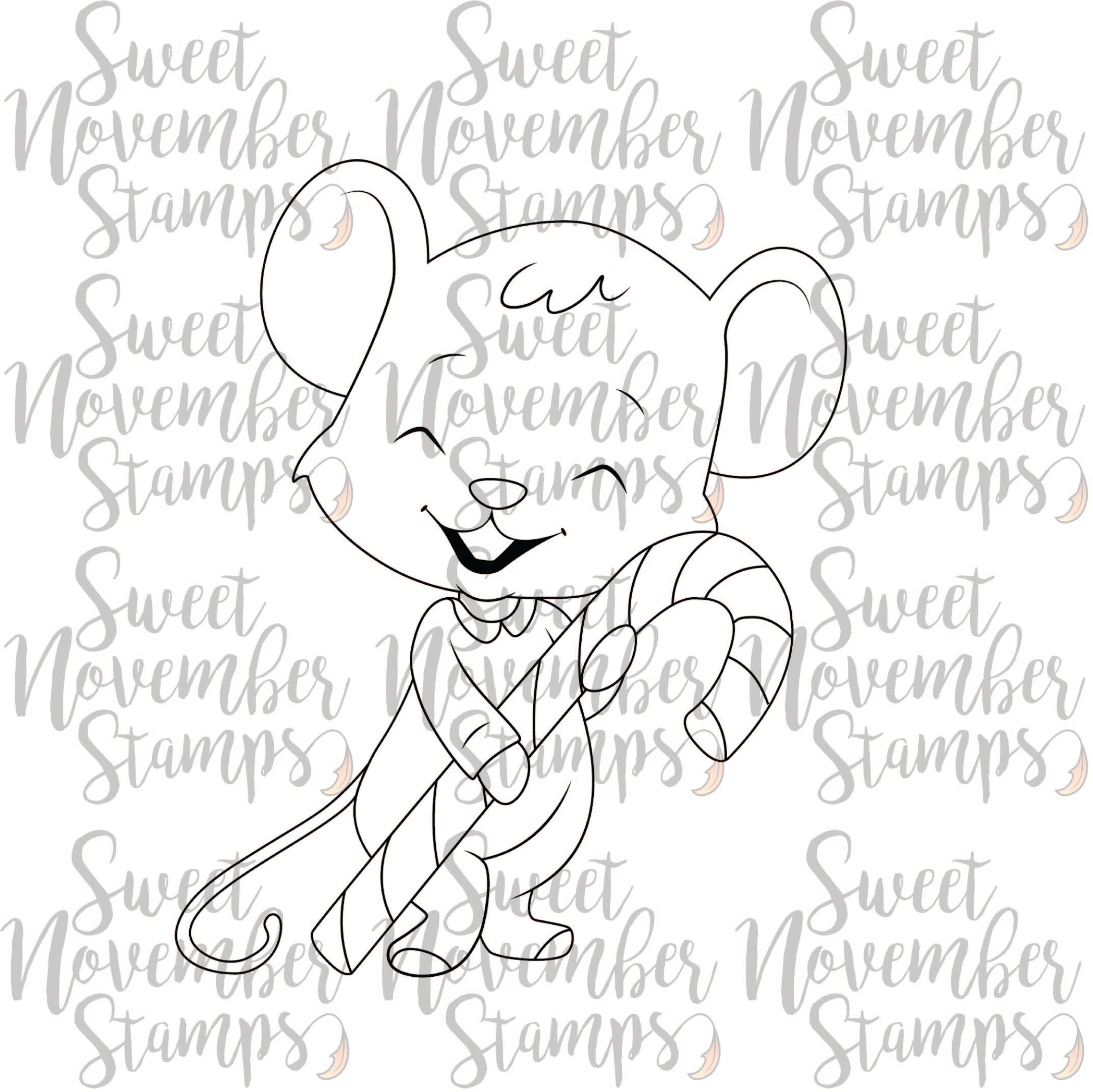 Digital Stamp - Merry Chrismouse: Tot Mouse