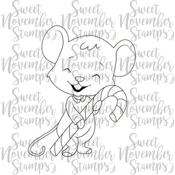 Digital Stamp - Merry Chrismouse: Tot Mouse