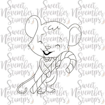 Digital Stamp - Merry Chrismouse: Tot Mouse