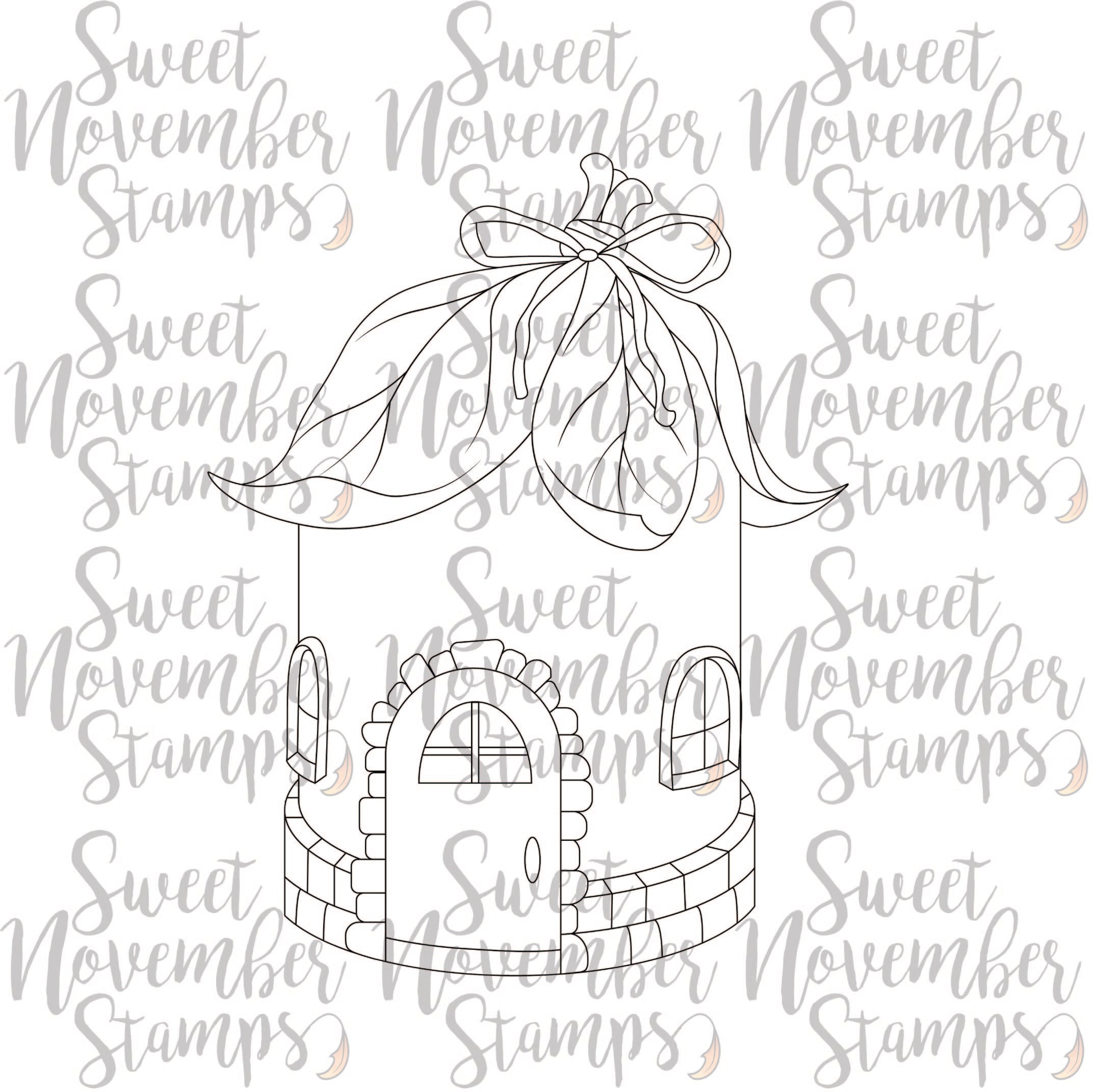 Digital Stamp - Background Builder: Troll House