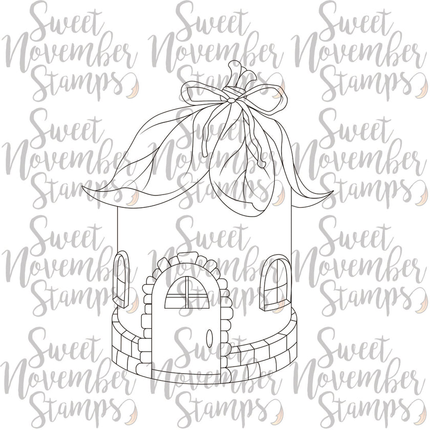 Digital Stamp - Background Builder: Troll House