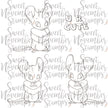 Digital Stamp - Tiny Hearts: U R Cute Mouse