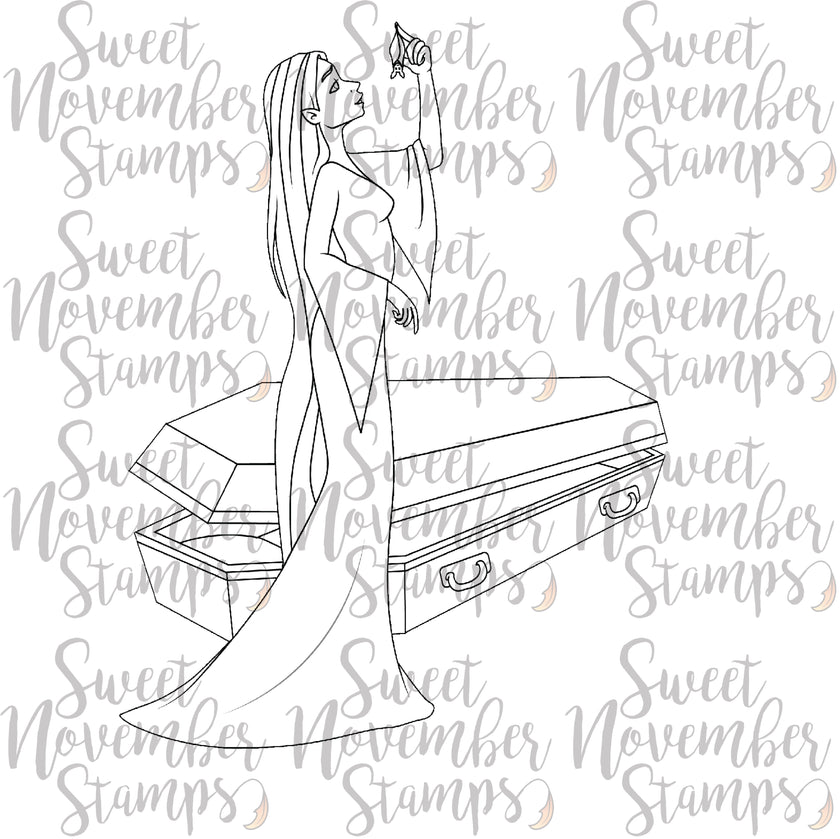 Digital Stamp - Ladies of All Hallow's Eve: Vampiress Mircea