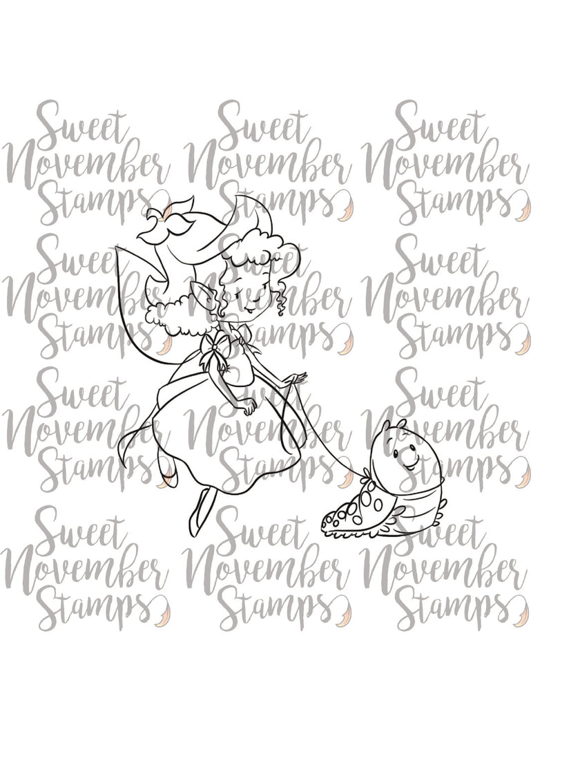Digital Stamp - March of the Fairies: Viola and Hugo