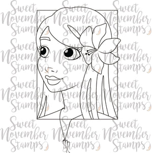 Digital Stamp - Zodiac Girl: Virgo