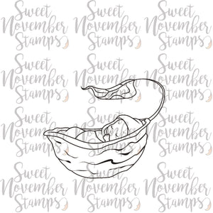 Digital Stamp - Sweet November Vault: Baby Fairies - Walnut
