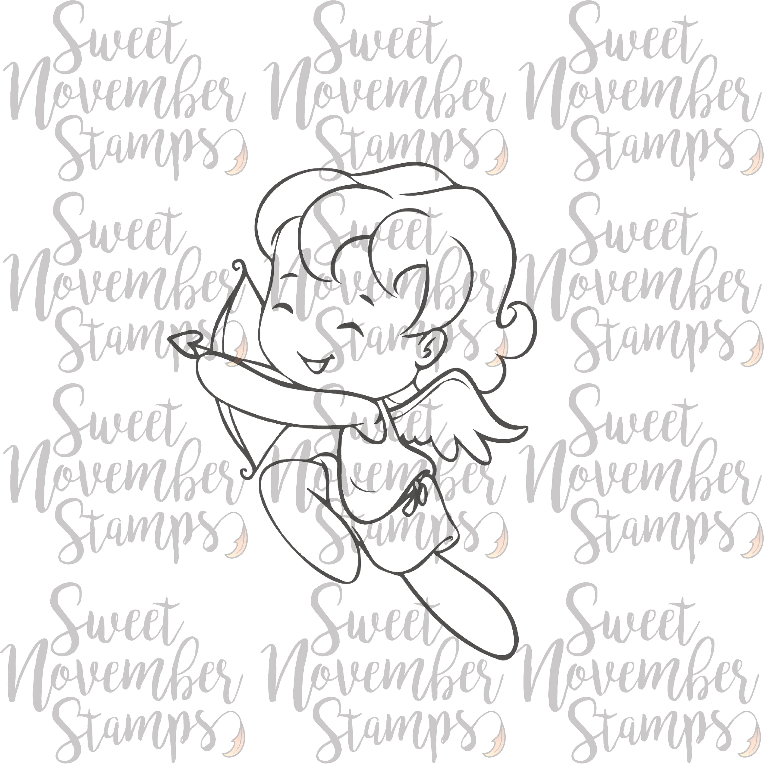 Digital Stamp - Wee Cupid