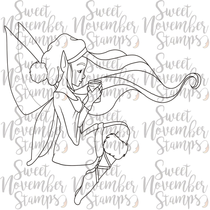 Digital Stamp - Winter Fairytale: Willa Wintersnight