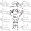 Digital Stamp - Sweet November Vault: Winter Kids Zach