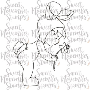 Digital Stamp - Sweet November Vault: Bunny Baby Daffodil