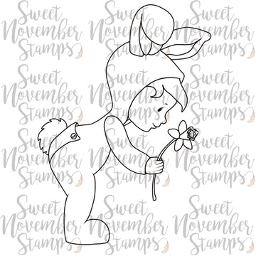 Digital Stamp - Sweet November Vault: Bunny Baby Daffodil