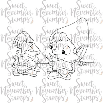 Digital Stamp - North Pole Snapshots: Cookie Thief