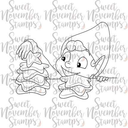 Digital Stamp - North Pole Snapshots: Cookie Thief