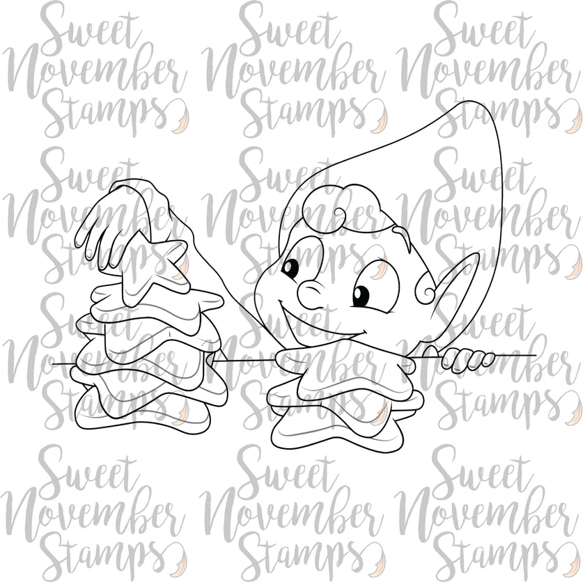 Digital Stamp - North Pole Snapshots: Cookie Thief