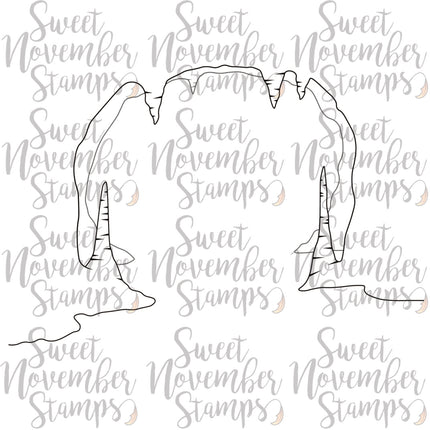 Digital Stamp - Background Builder: Vampire Cavern
