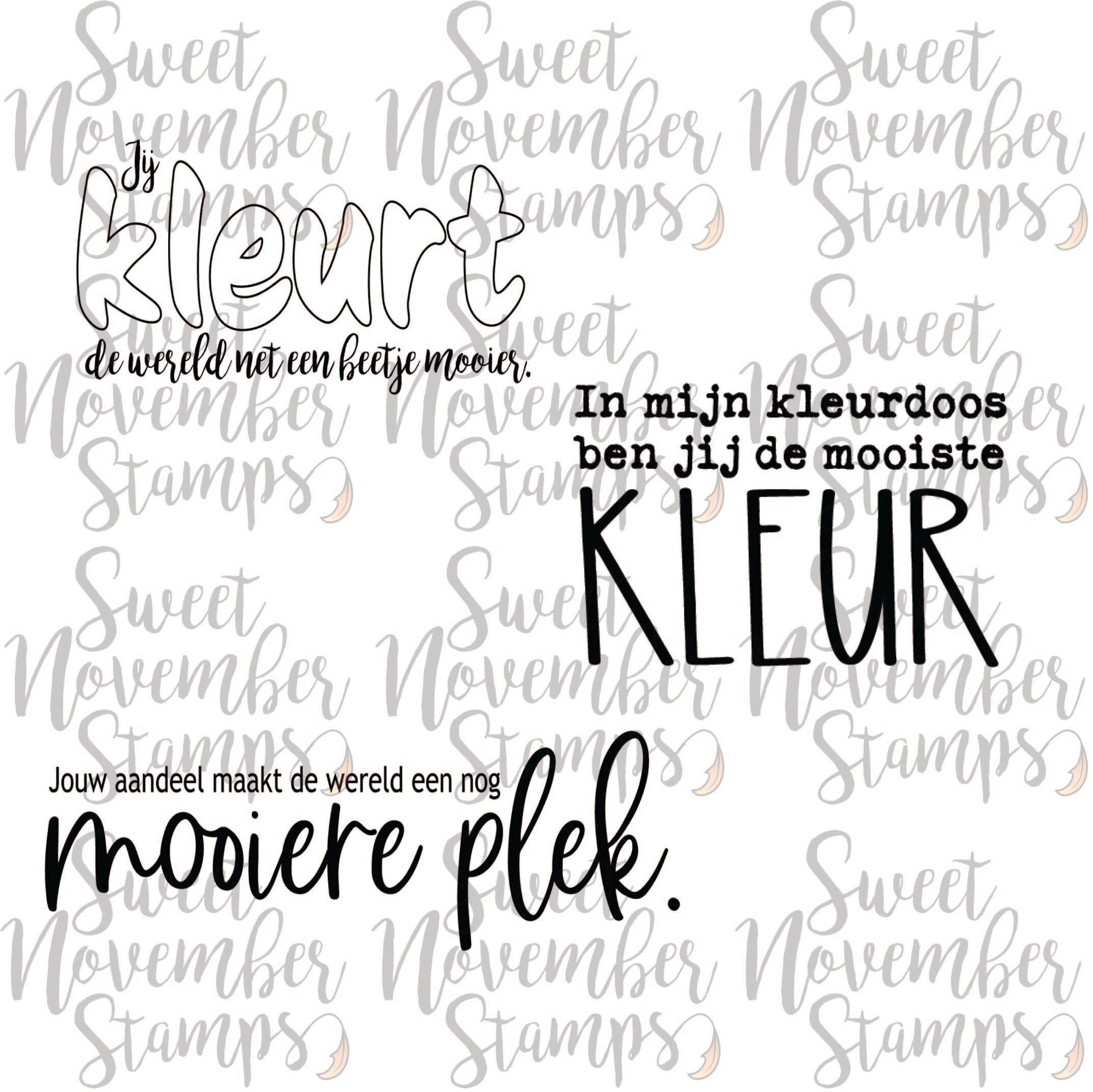 Digital Stamp - Coloring Magic: Dutch Sponsorship Sentiment Bundle