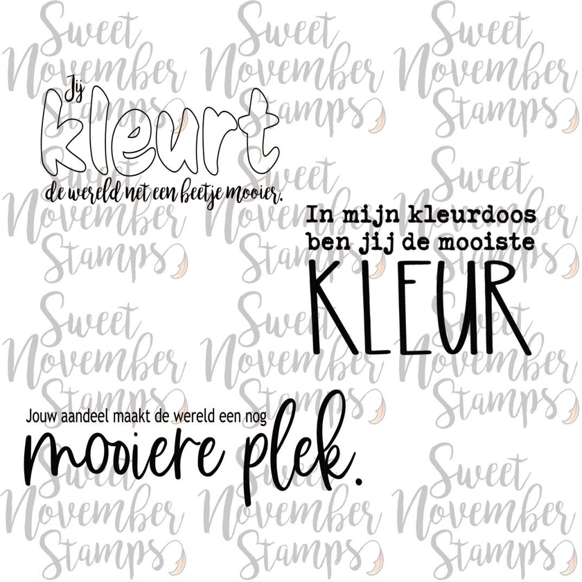 Digital Stamp - Coloring Magic: Dutch Sponsorship Sentiment Bundle