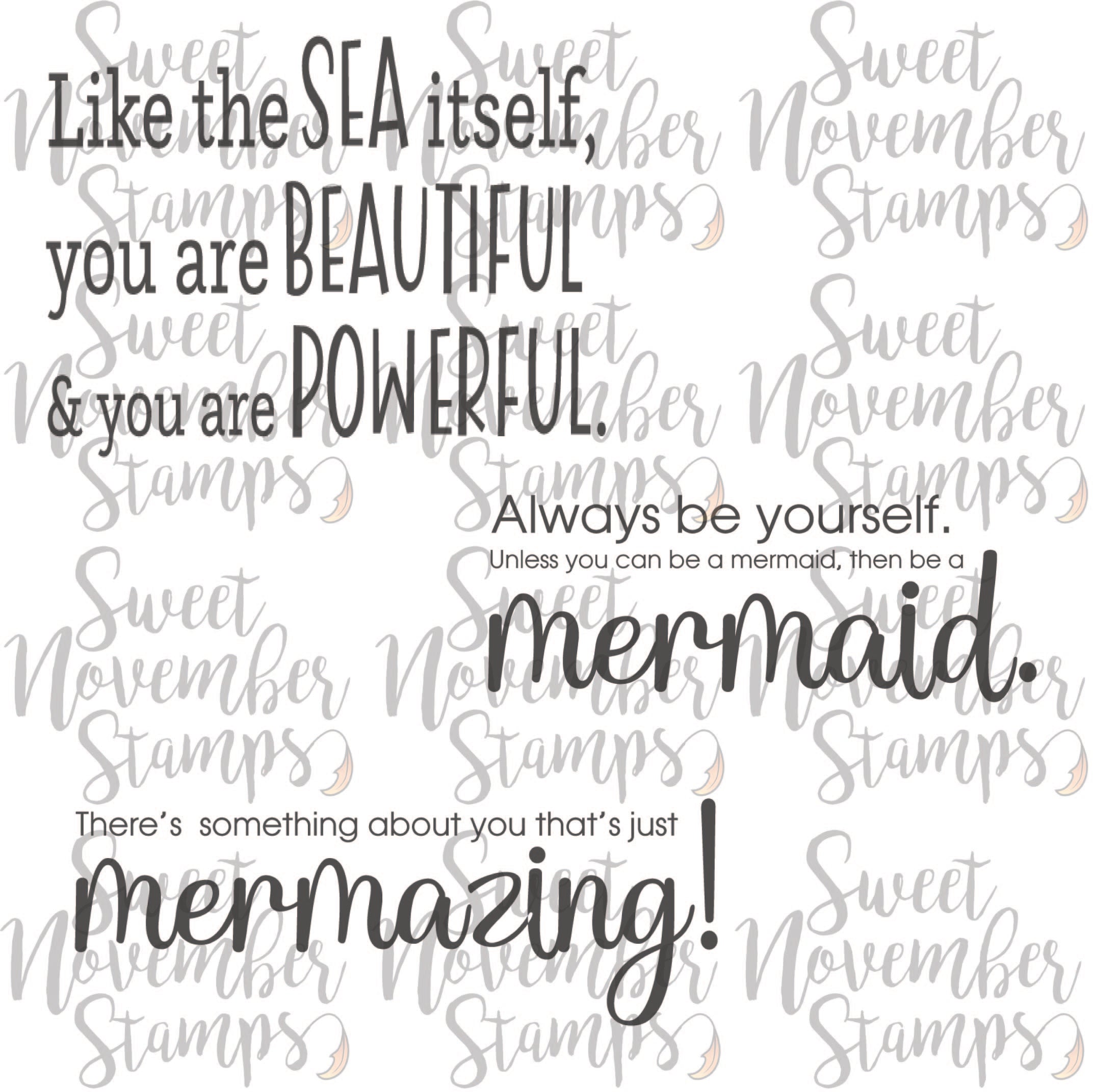 Digital Stamp - Empowering Sentiment Pack