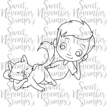 Digital Stamp - Cats Rule - Kirk and Sulu