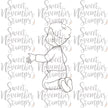 Digital Stamp: Christmas is Back: Boy Kneeling