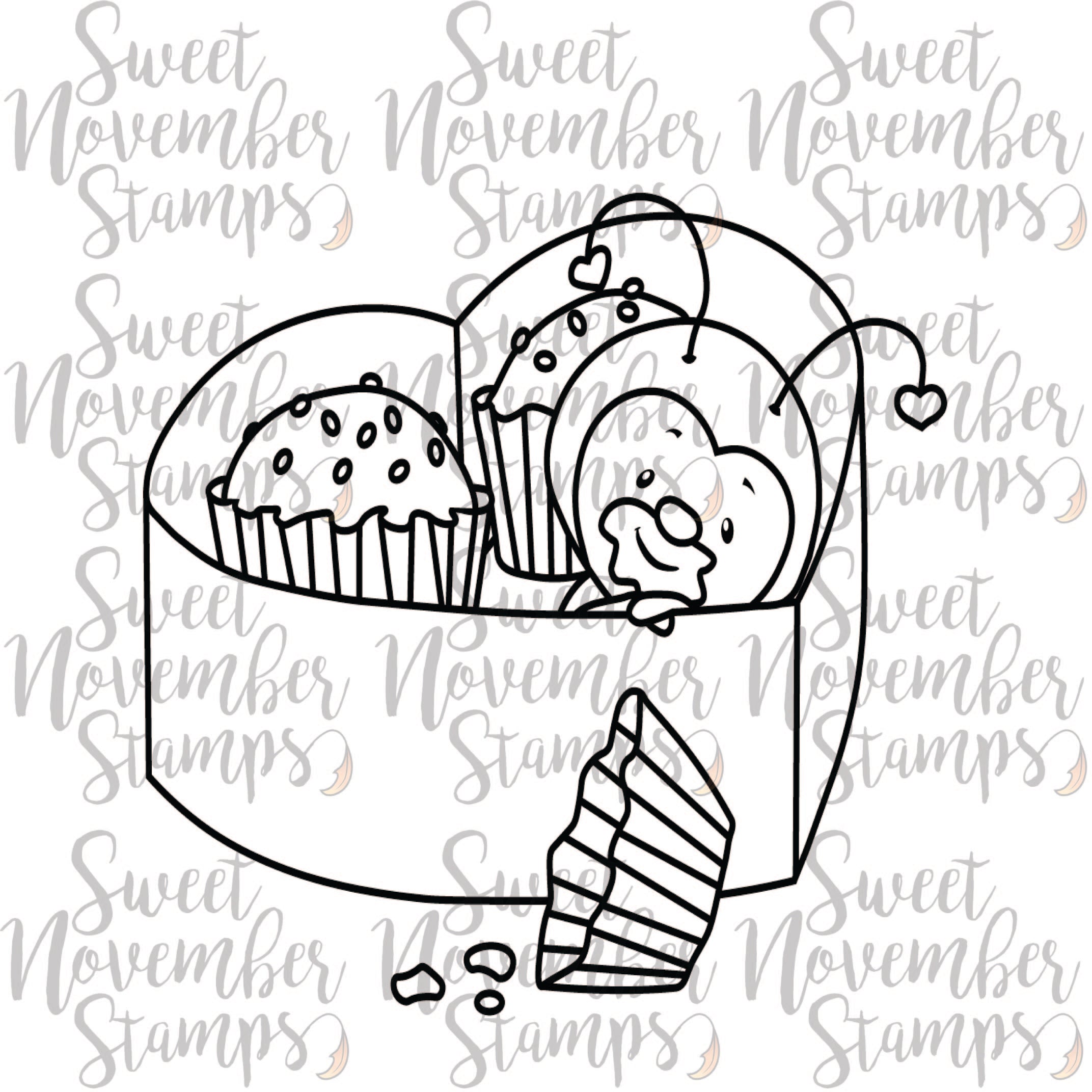 Digital Stamp - Sweet November Vault: Love Bug Chocolates