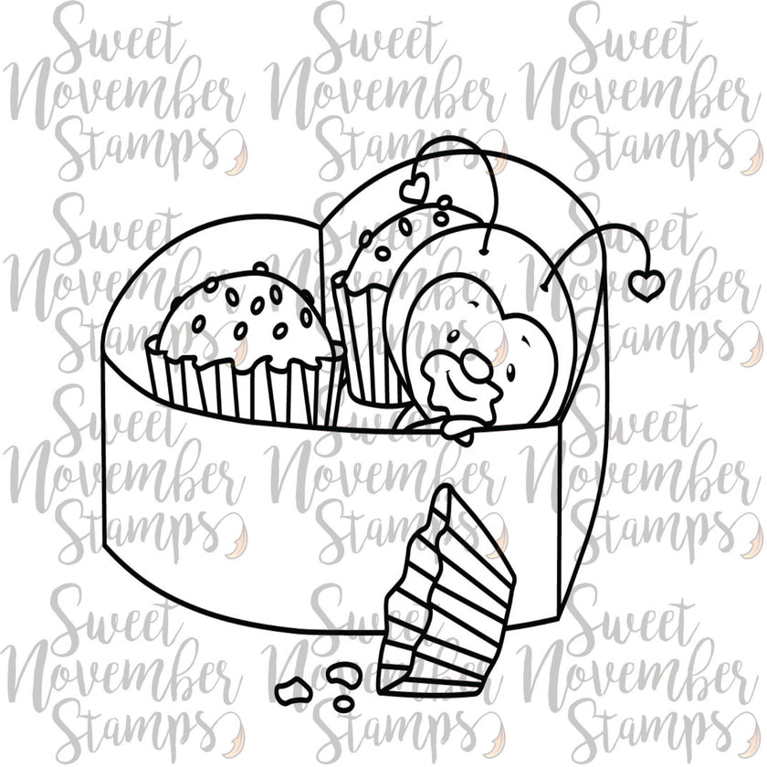 Digital Stamp - Sweet November Vault: Love Bug Chocolates