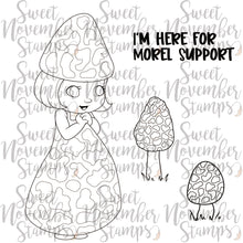 Load image into Gallery viewer, Digital Stamp - Midsummer Mushroom Collection: Morel
