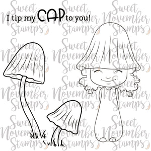 Digital Stamp - Midsummer Mushroom Collection: Pixie Cap