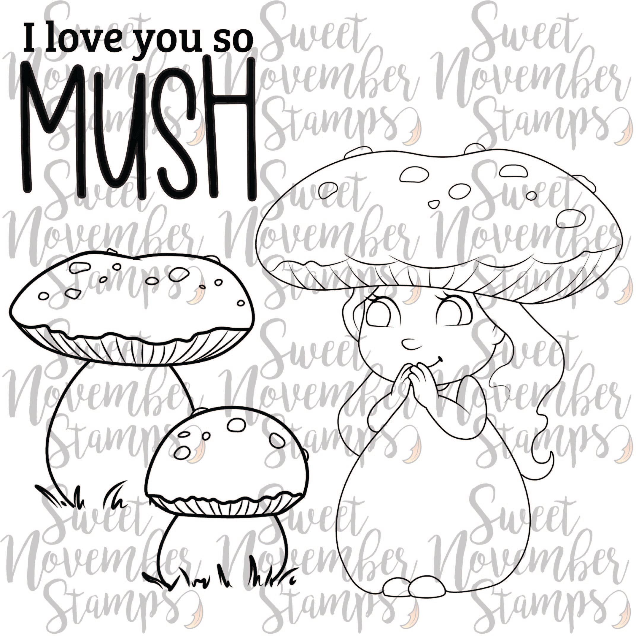 Digital Stamp - Midsummer Mushroom Collection: Porcini