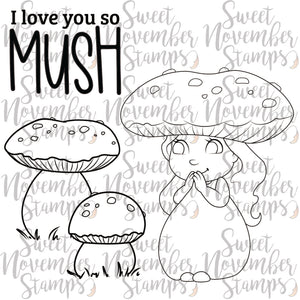 Digital Stamp - Midsummer Mushroom Collection: Porcini