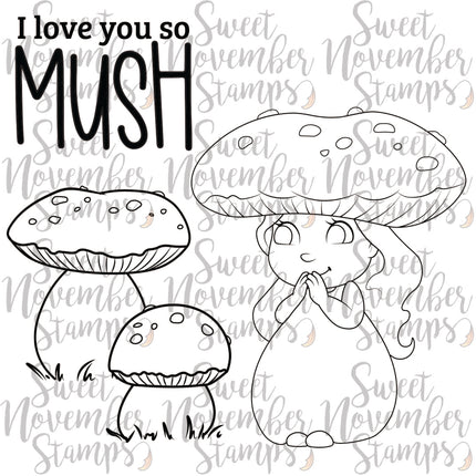 Digital Stamp - Midsummer Mushroom Collection: Porcini