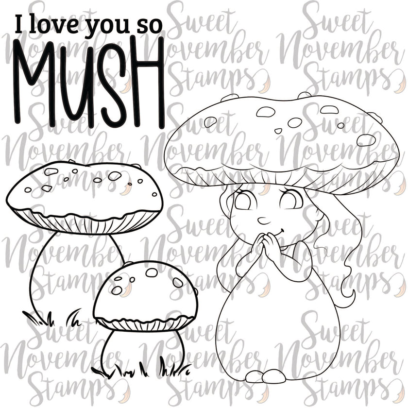 Digital Stamp - Midsummer Mushroom Collection: Porcini