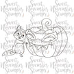 Digital Stamp - Pumpkin Pals: Masked Pumpkin and Robbie