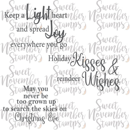 Digital Stamp - Reindeer Games: Sentiment Pack