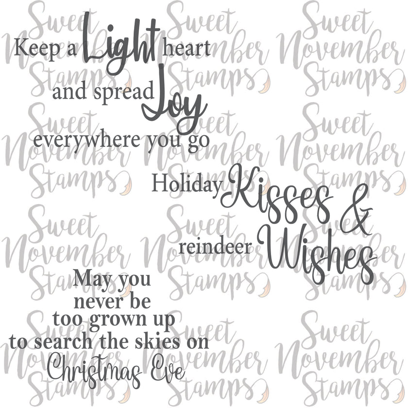 Digital Stamp - Reindeer Games: Sentiment Pack