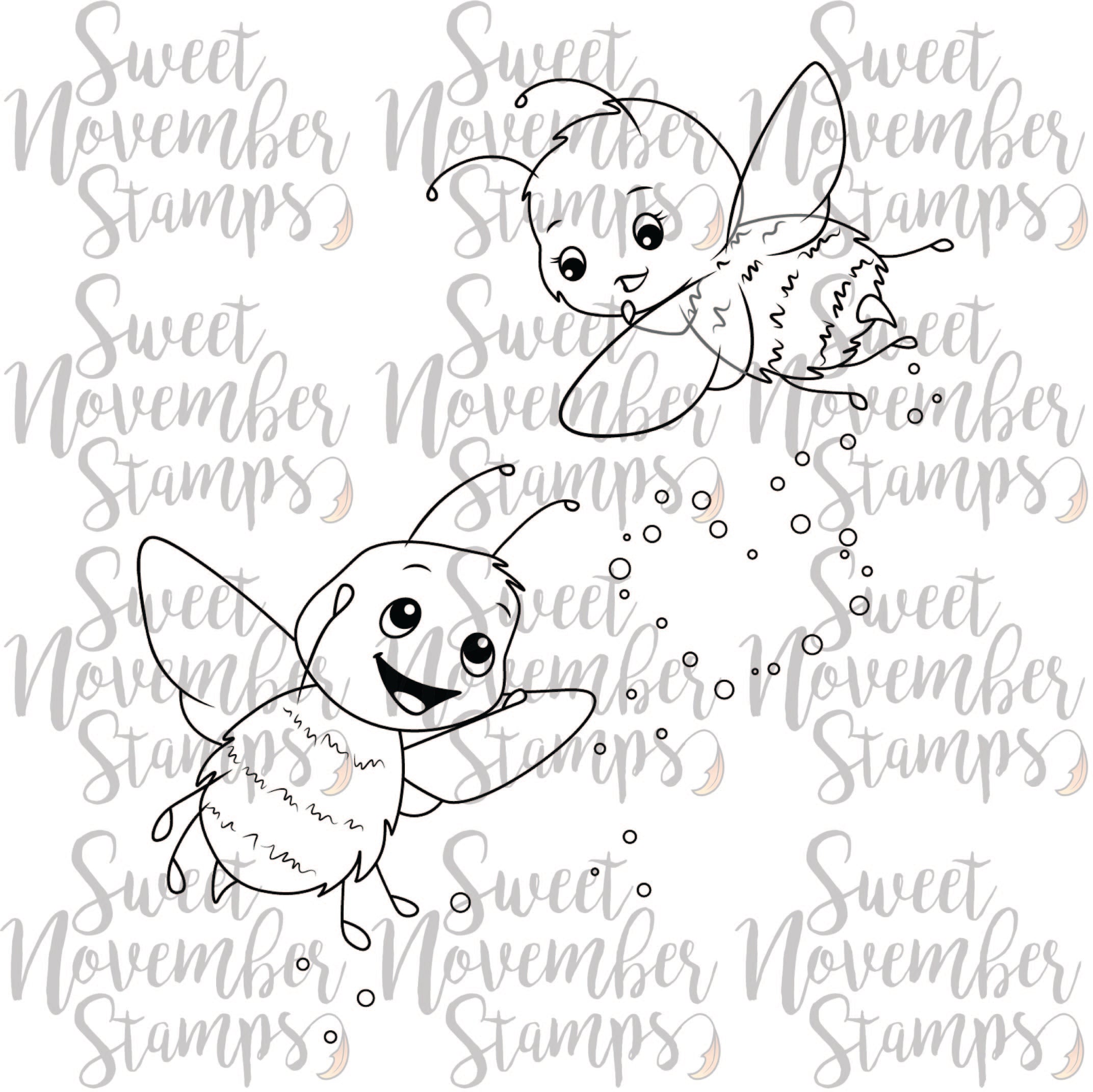 Digital Stamp - Sweet November Vault: The Bees