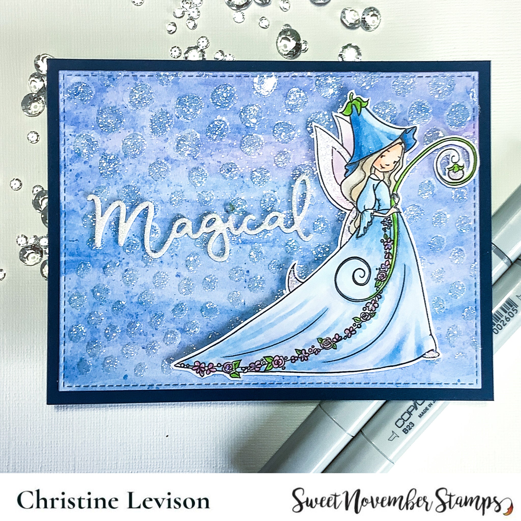 Digital Stamp - March of the Fairies: Queen Titania