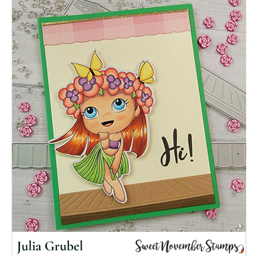 Digital Stamp - Tropical Flutterbees: Ulani