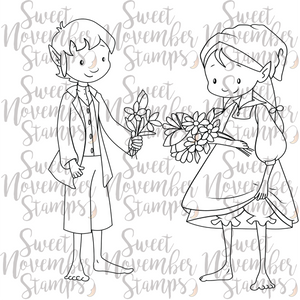 Digital Stamp - The Brownies: Clover and Bramwell