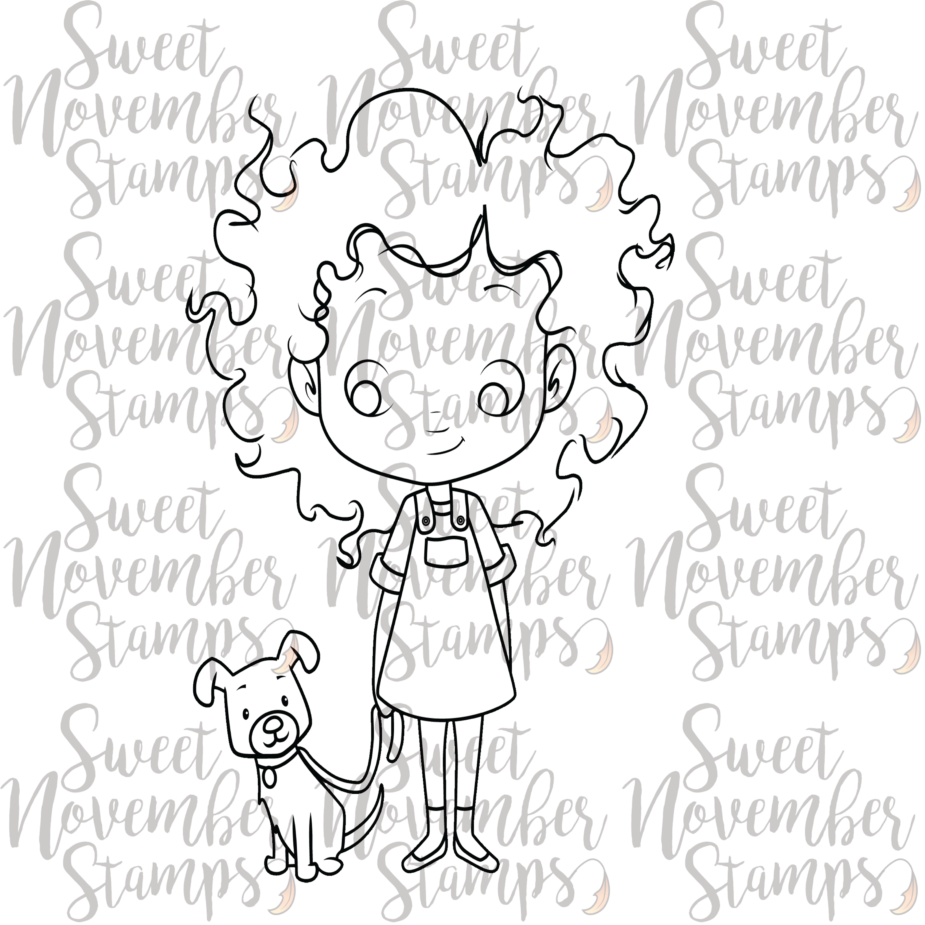 Digital Stamp - Puppy Love: Coco and Pebble