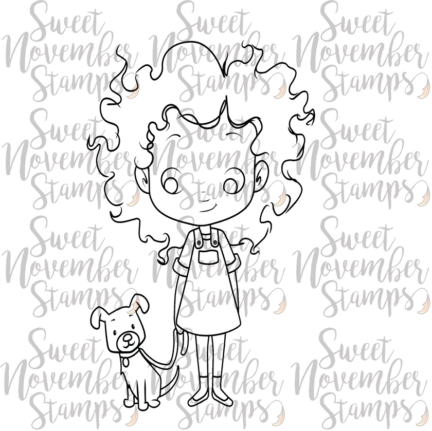 Digital Stamp - Puppy Love: Coco and Pebble