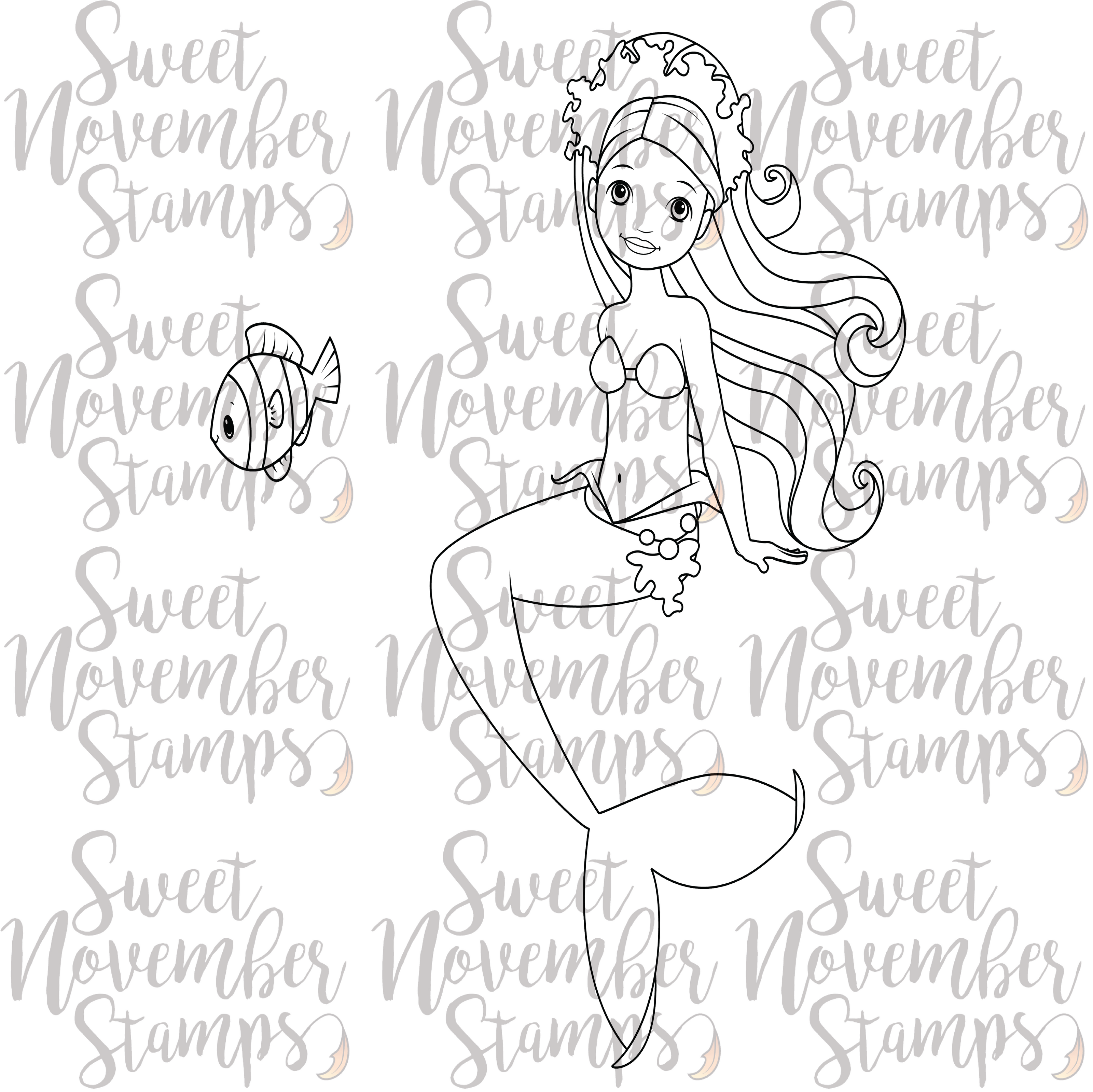 Digital Stamp - Sweet November Vault: Coral Reefweaver and Moki