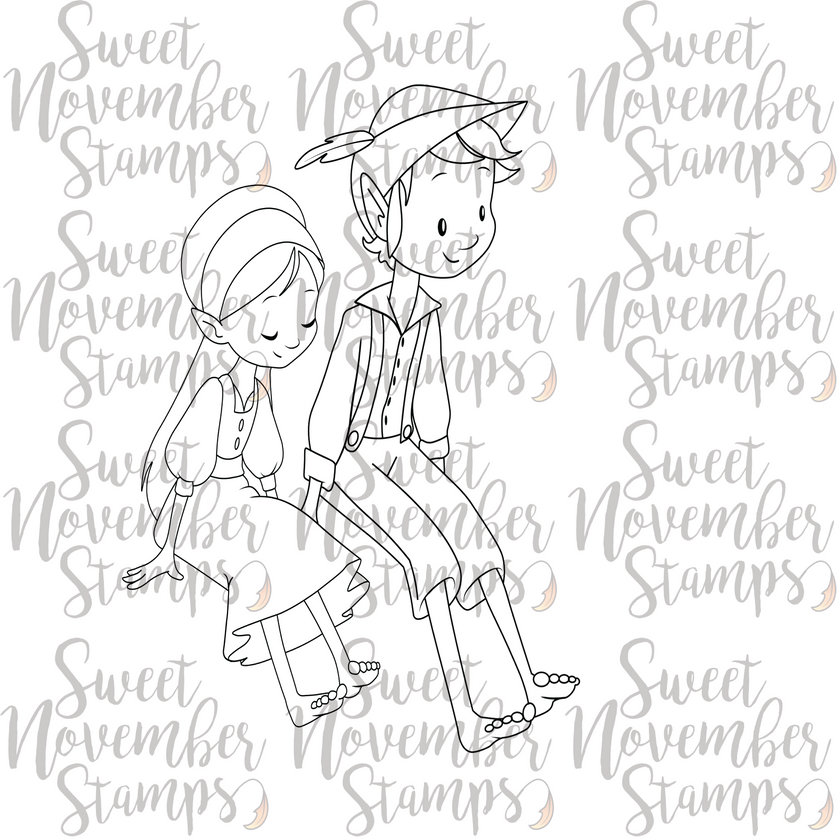 Digital Stamp - The Brownies: Fennel and Fern