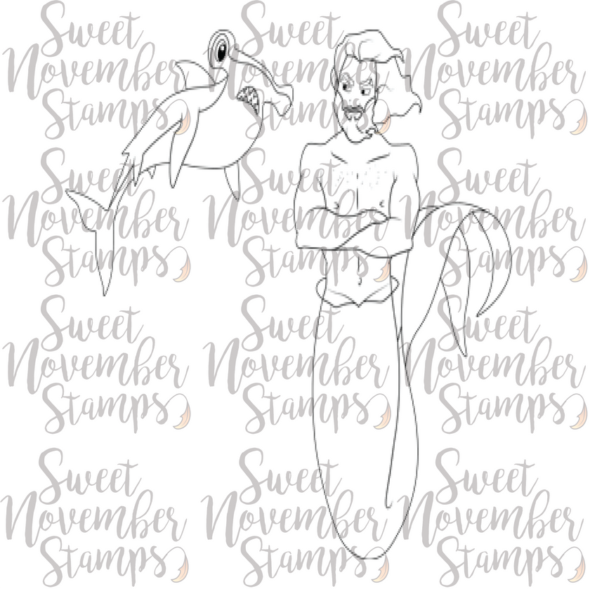 Digital Stamp - Fluke Swiftfin and M.C. Hammerhead