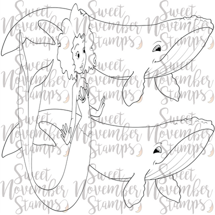 Digital Stamp - Glimmer Surfside and Humphrey