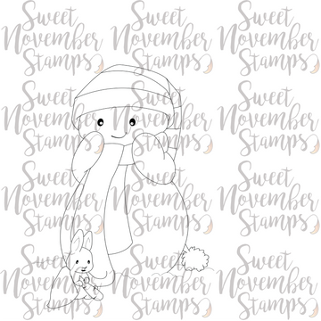 Digital Stamp - Snow Friends: Melton