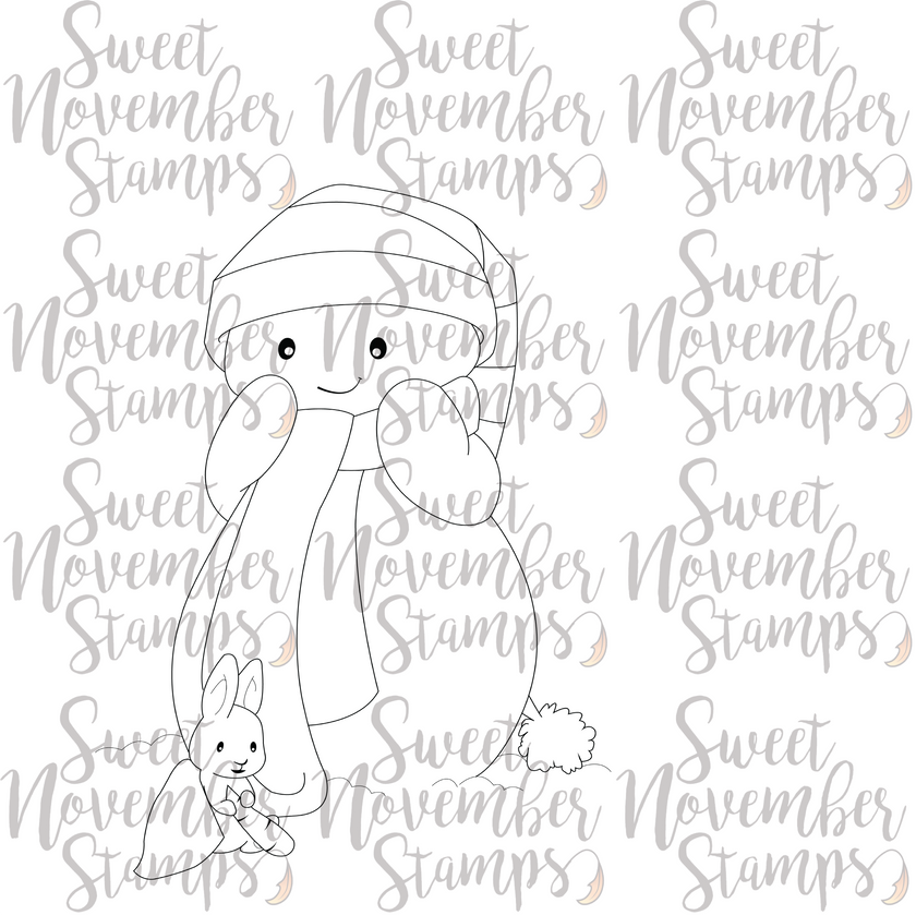 Digital Stamp - Snow Friends: Melton