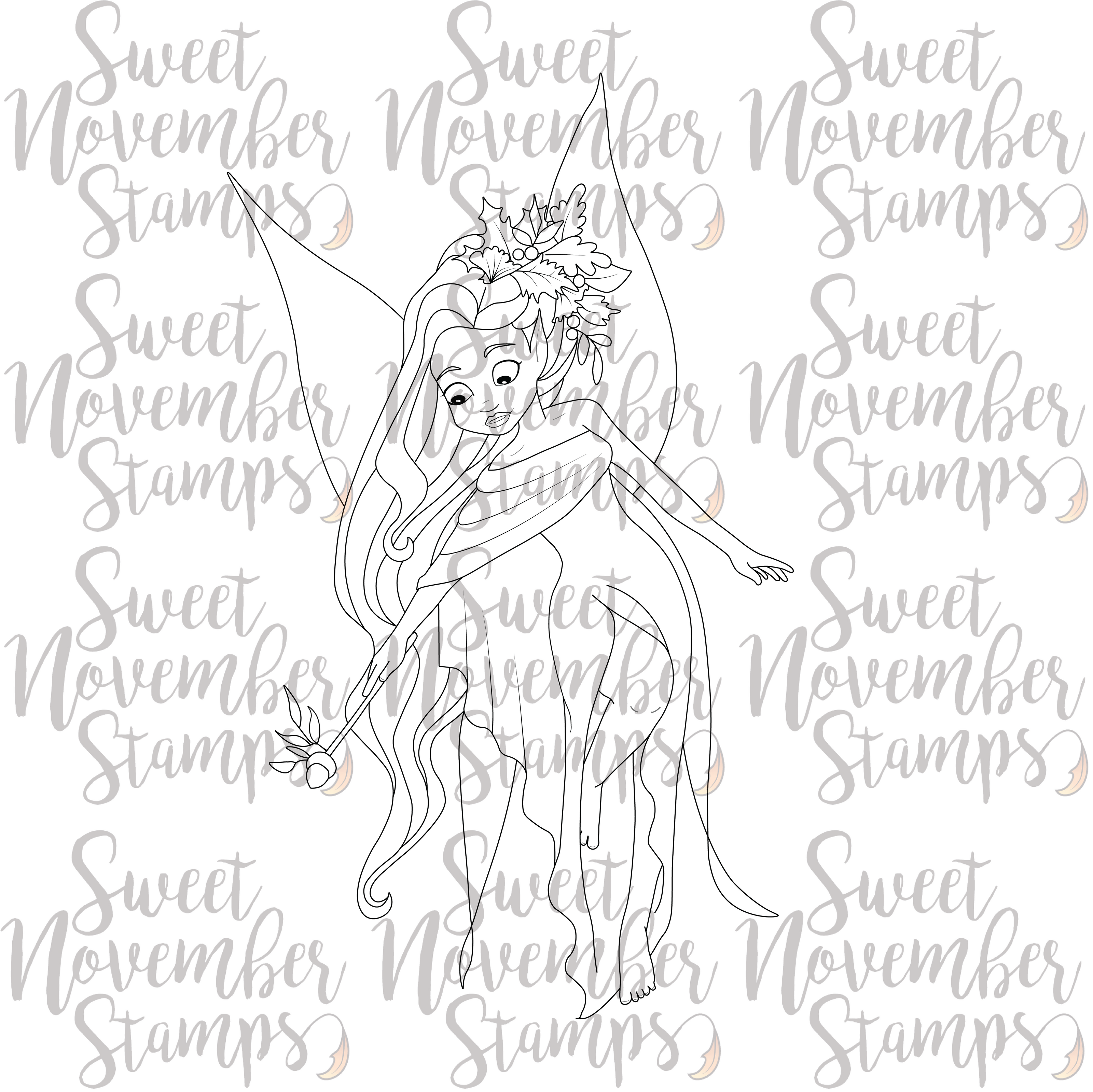 Digital Stamp - Queen November Fairy