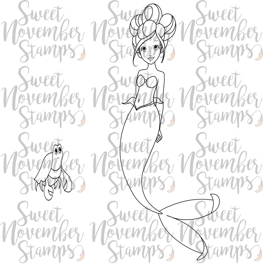 Digital Stamp - Sweet November Vault: Sandy Breakwater and Mamma Crabby