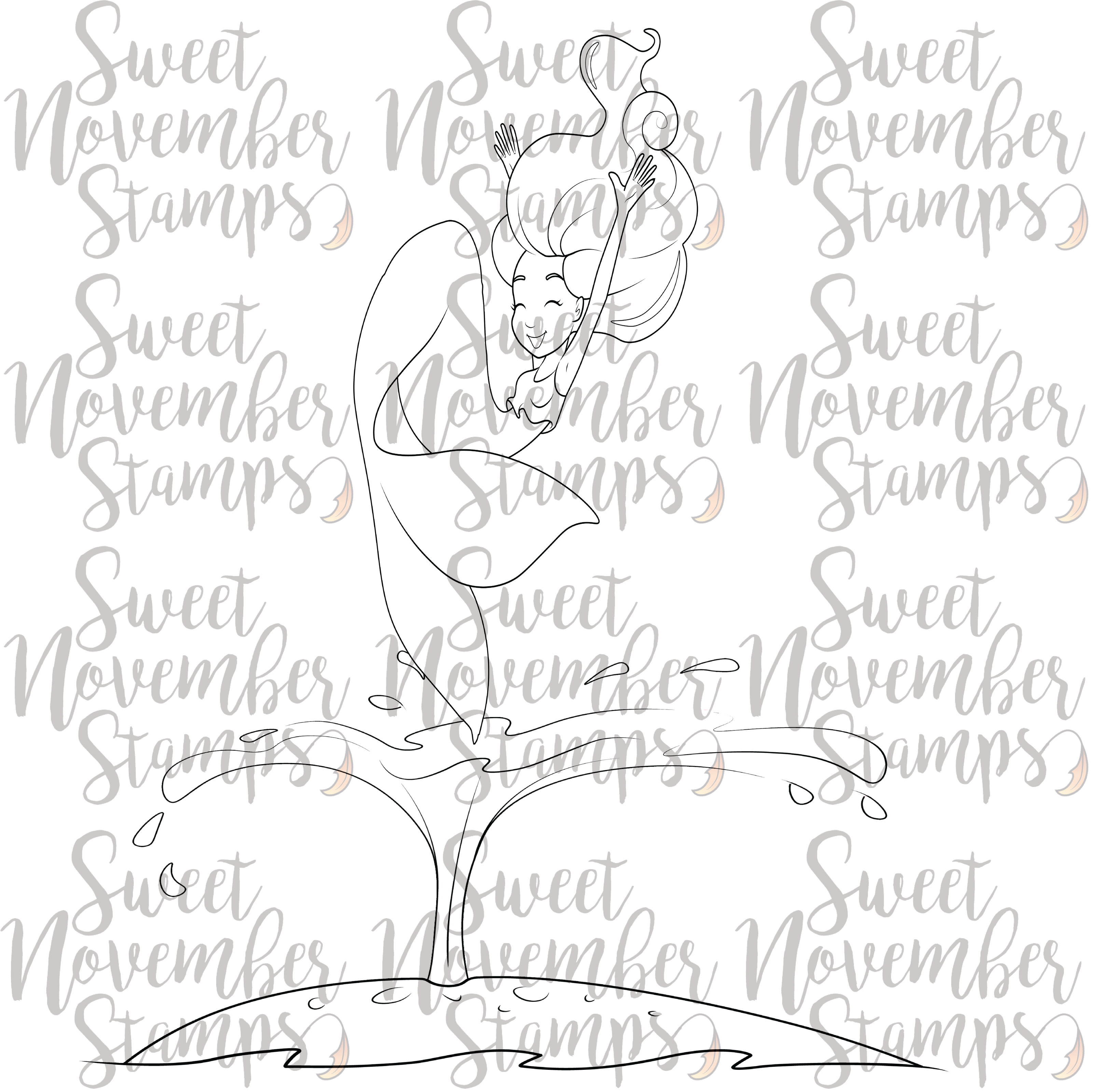 Digital Stamp - Splash Seasong